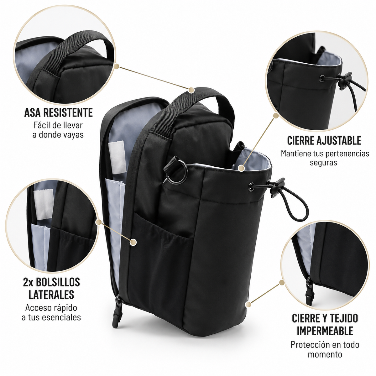 BOLSO CON IMAN MULTIFUNCIONAL GYM